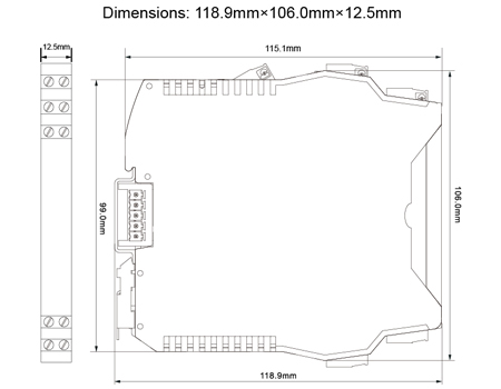 GS8500-EX Temperature Converter Intrinsic Safety Barrier